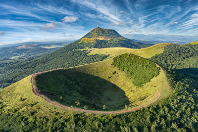 Photos ariennes de l'Auvergne, du Puy de Dme et de la Chane des Puys