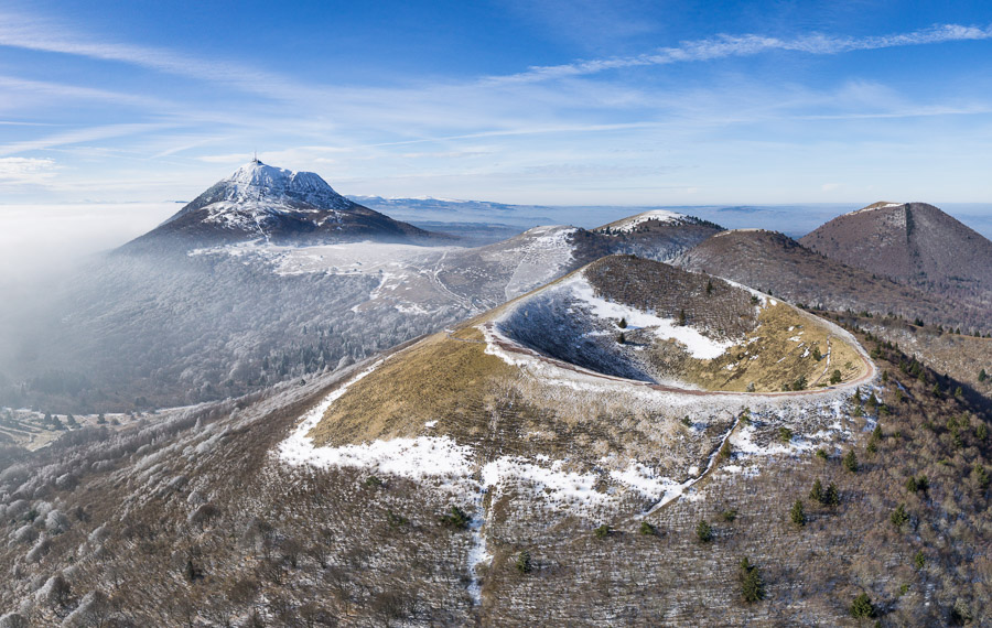 Photographies ariennes d'Auvergne